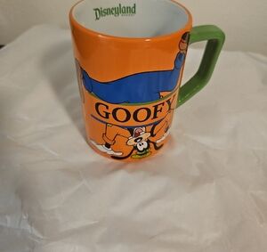 Disneyland Orange and Green Goofy Mug